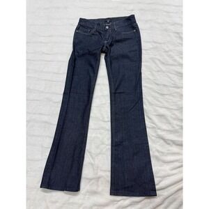 Jacob Flare Jeans Womens 27 Dark Wash Low Rise Stretch Denim Excellent